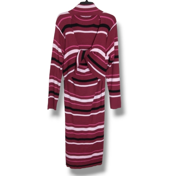 NWT ELOQUII Plus Size Ribbed Knit Midi Dress - Picture 4 of 8